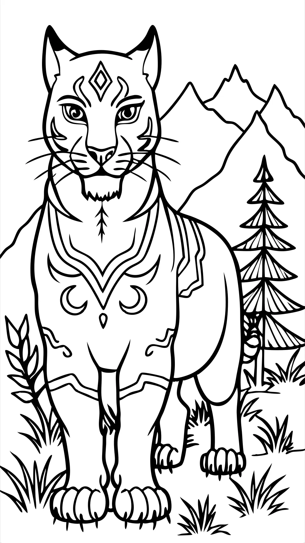 warior cat coloring pages